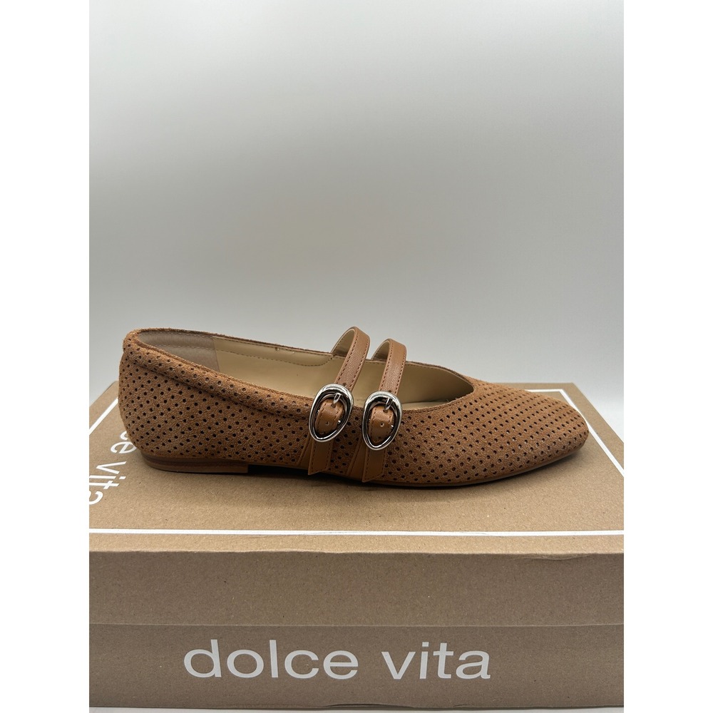 Dolce Vita Tan Mary Jane Flats